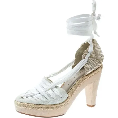 Pre-owned Pumps, female, , Size: 8 US Pre-owned Canvas sandals - Stella McCartney Pre-owned - Modalova