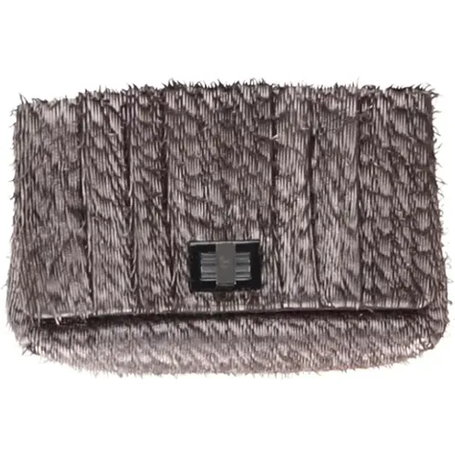 Pre-owned Clutches, female, , Size: ONE SIZE Pre-owned Leather clutches - Anya Hindmarch Pre-owned - Modalova