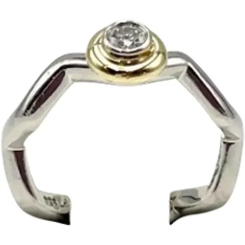 Pre-owned Jewellery, female, , Size: ONE SIZE Pre-owned Platinum rings - Tiffany & Co. Pre-owned - Modalova