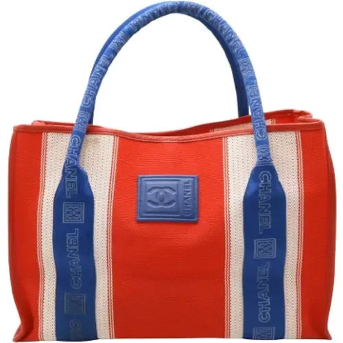 Pre-owned Tote Bags, female, , Size: ONE SIZE Pre-owned Canvas totes - Chanel Vintage - Modalova