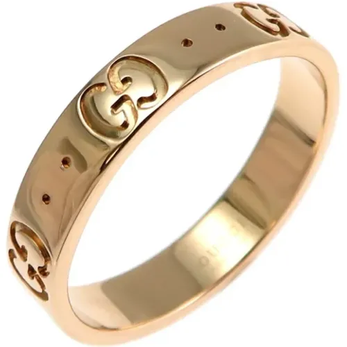 Pre-owned Gold rings , female, Sizes: ONE SIZE - Gucci Vintage - Modalova