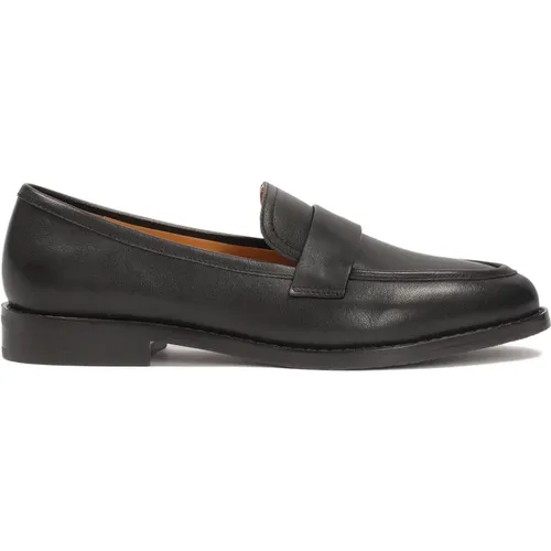 Schwarze Loafer im minimalistischen Stil , Damen, Größe: 36 EU - Kazar - Modalova