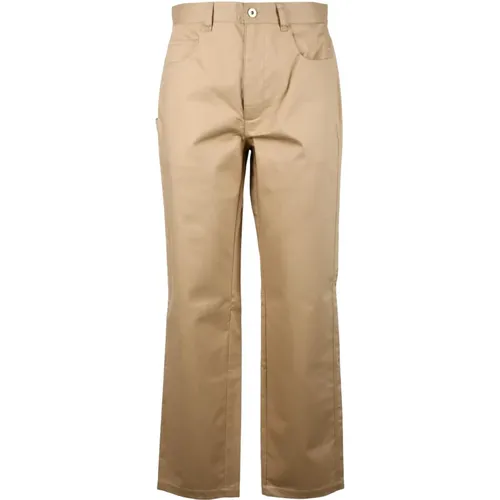 Wide Trousers, male, , Size: M Cotton Casual Pants - JW Anderson - Modalova