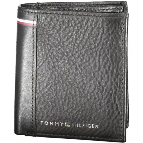 Wallets & Cardholders, male, , Size: ONE SIZE Leather Wallet with Coin Purse - Tommy Hilfiger - Modalova