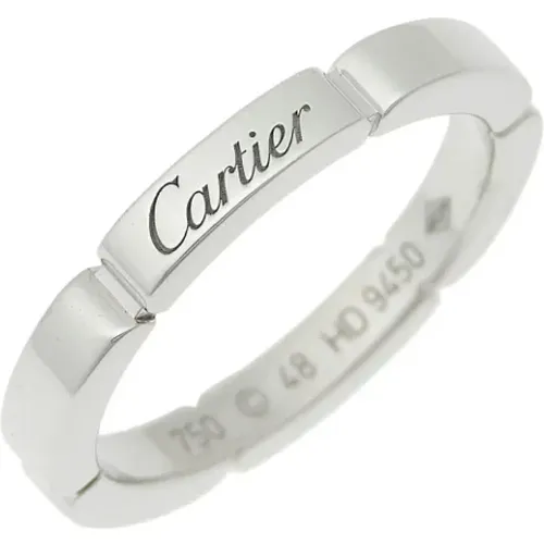 Pre-owned White Gold rings , female, Sizes: ONE SIZE - Cartier Vintage - Modalova