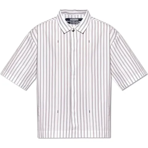 Striped shirt , male, Sizes: L - Jacquemus - Modalova