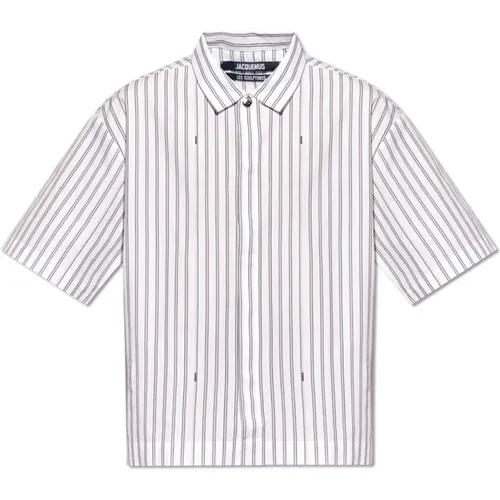 Striped shirt , male, Sizes: L, S - Jacquemus - Modalova