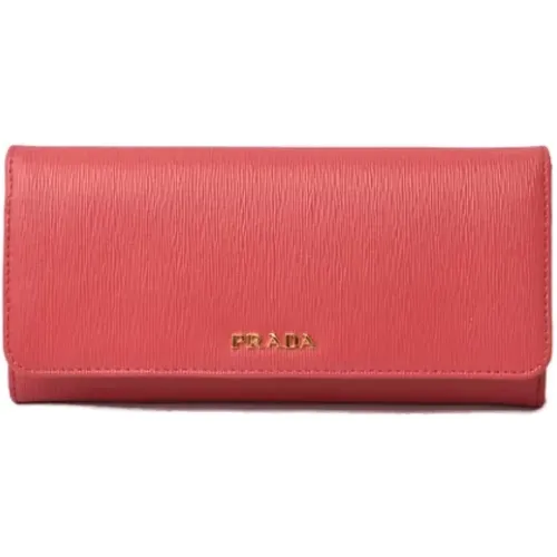 Pre-owned Leather wallets , female, Sizes: ONE SIZE - Prada Vintage - Modalova