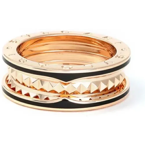 Pre-owned Jewellery, unisex, , Size: ONE SIZE Pre-owned Rose Gold rings - Bvlgari Vintage - Modalova