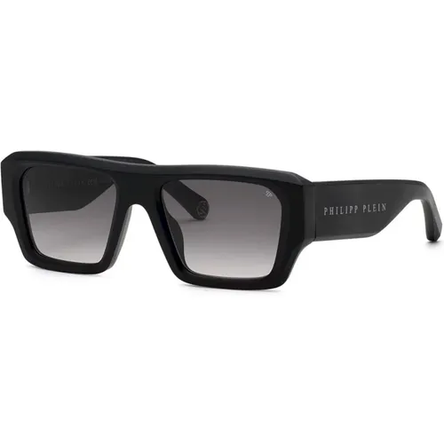 Starlight Sunglasses Grey Gradient Lenses , unisex, Sizes: 55 MM - Philipp Plein - Modalova