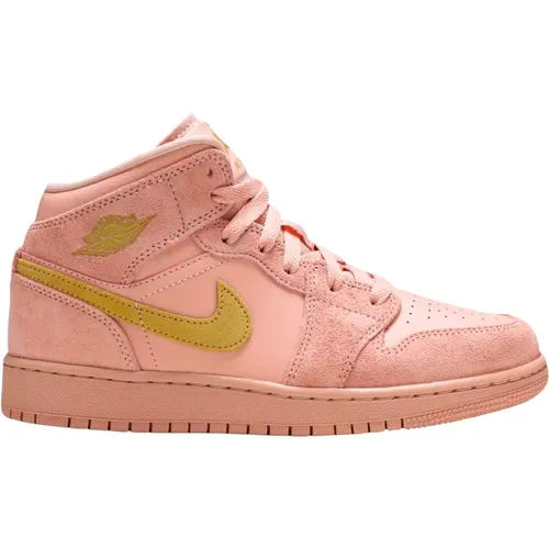 Limitierte Auflage Coral Gold Mid Sneakers , Damen, Größe: 36 EU - Nike - Modalova