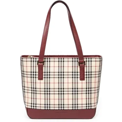 Pre-owned Tote Bags, female, , Size: ONE SIZE Pre-owned Canvas totes - Burberry Vintage - Modalova