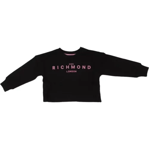Schwarzer Logo Front Sweater - John Richmond - Modalova