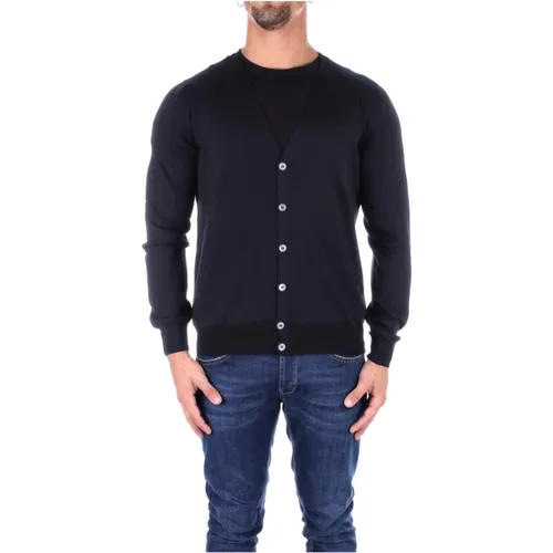 Cardigan , male, Sizes: 2XL, M, S, XL - Tagliatore - Modalova