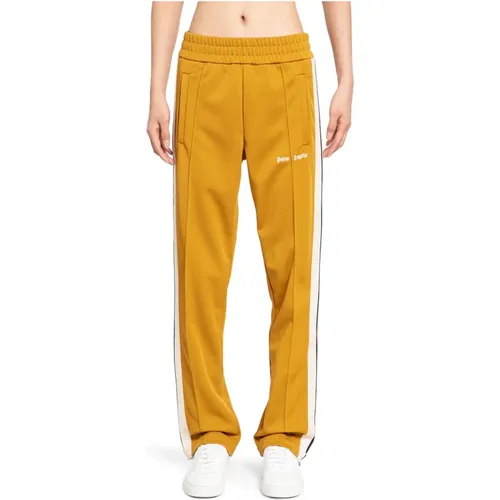 Golden Logo Track Pants , male, Sizes: M, XS, S - Palm Angels - Modalova