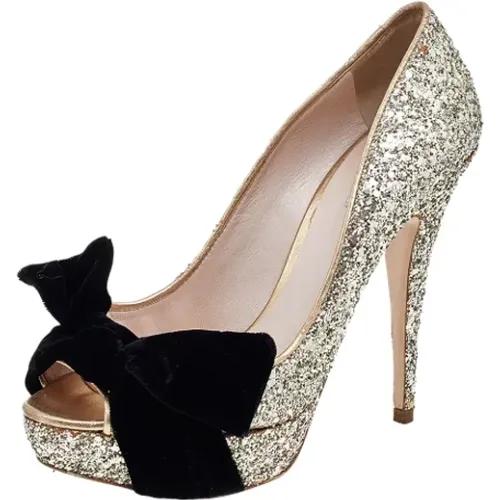 Pre-owned Velvet heels , female, Sizes: 5 UK - Miu Miu Pre-owned - Modalova