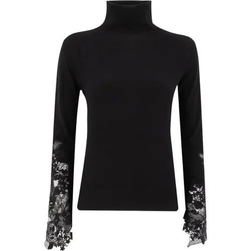 Turtleneck , female, Sizes: S, L - Ermanno Scervino - Modalova