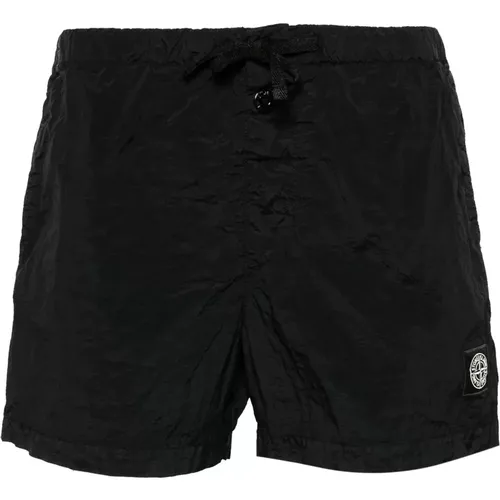 Compass Patch Swim Shorts , male, Sizes: 2XL - Stone Island - Modalova