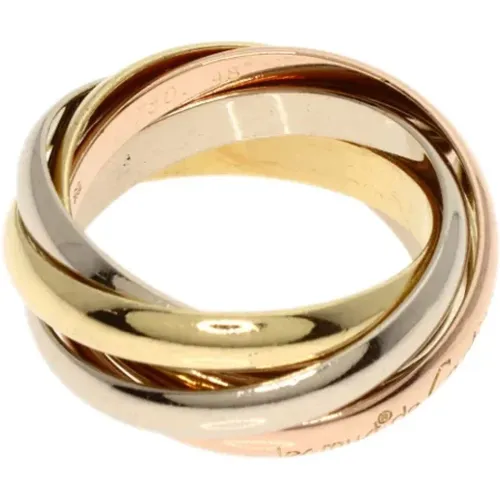 Pre-owned Gold rings , female, Sizes: ONE SIZE - Cartier Vintage - Modalova