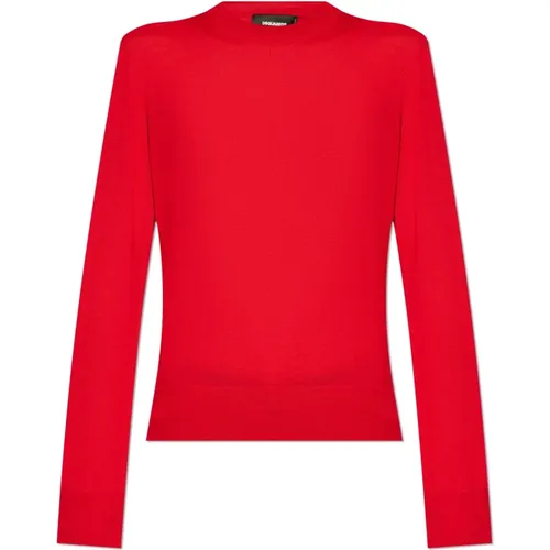 Wollpullover , Damen, Größe: L - Dsquared2 - Modalova