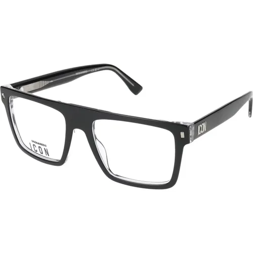 Glasses, male, , Size: 54 MM Iconic Eyeglasses Model 0012 - Dsquared2 - Modalova