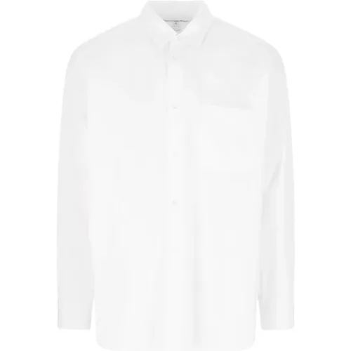 Clic Cotton Shirt with Button Closure , male, Sizes: XL, L, S, M - Comme des Garçons - Modalova