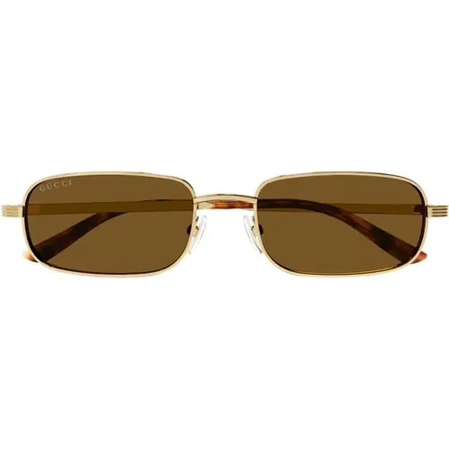 Lettering Large Sonnenbrille , unisex, Größe: 57 MM - Gucci - Modalova