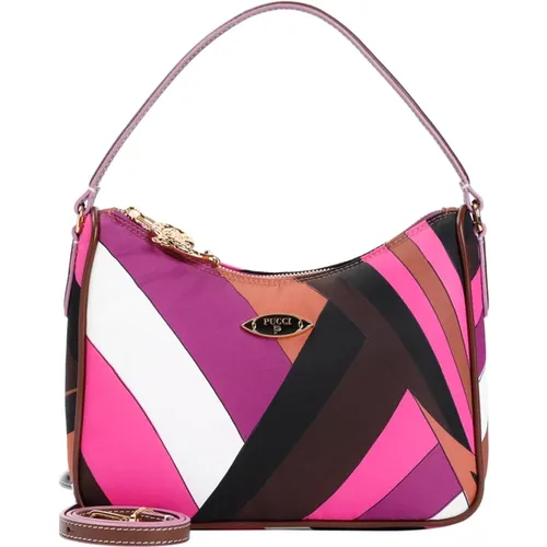 Pink & Purple Shoulder Bag Aw24 , female, Sizes: ONE SIZE - EMILIO PUCCI - Modalova