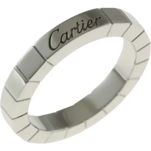 Pre-owned Jewellery, female, , Size: ONE SIZE Pre-owned White Gold rings - Cartier Vintage - Modalova