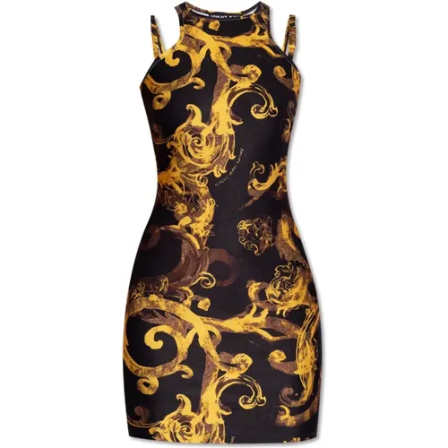 Slipkleid , Damen, Größe: S - Versace Jeans Couture - Modalova