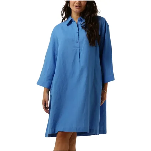 Blaues Minikleid Mirilla 3/4 Kleid , Damen, Größe: XL - moss copenhagen - Modalova