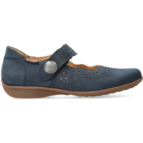 Ergonomische Ballerina - Blau , Damen, Größe: 42 EU - mephisto - Modalova