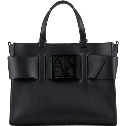 Tote Bags , Damen, Größe: ONE Size - Armani Exchange - Modalova