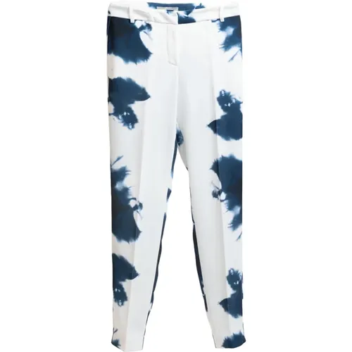 Chinos, female, , Size: S Tie-Dye print pants - Ermanno Scervino - Modalova