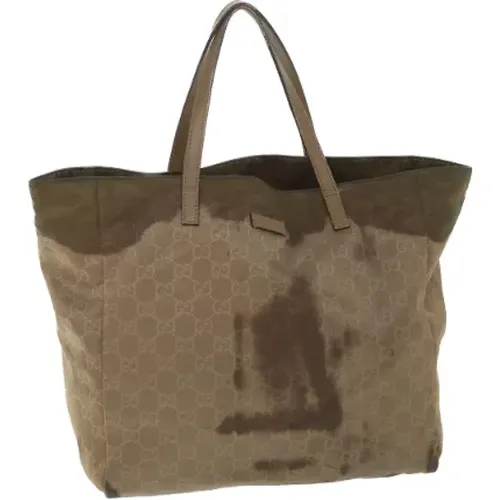 Pre-owned Canvas totes , female, Sizes: ONE SIZE - Gucci Vintage - Modalova