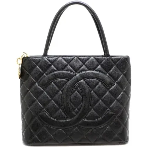 Pre-owned Tote Bags, female, , Size: ONE SIZE Pre-owned Leather chanel-bags - Chanel Vintage - Modalova