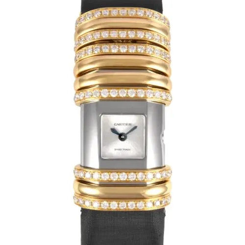 Pre-owned Watches, female, , Size: ONE SIZE Pre-owned Satin watches - Cartier Vintage - Modalova