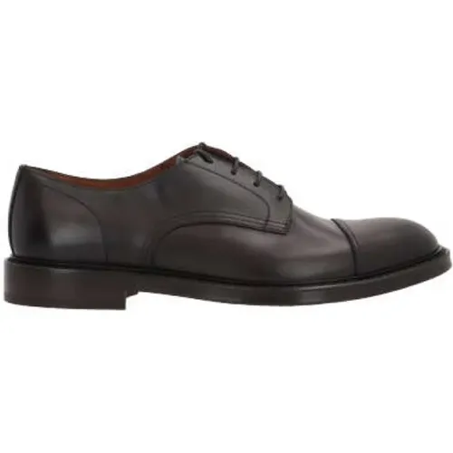 Dark Leather Derby Shoes , male, Sizes: 8 UK, 7 1/2 UK, 8 1/2 UK, 11 UK, 9 UK, 10 UK, 6 UK, 6 1/2 UK, 9 1/2 UK - Doucal's - Modalova