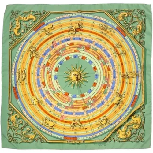 Pre-owned Scarves, female, , Size: ONE SIZE Pre-owned Silk scarves - Hermès Vintage - Modalova