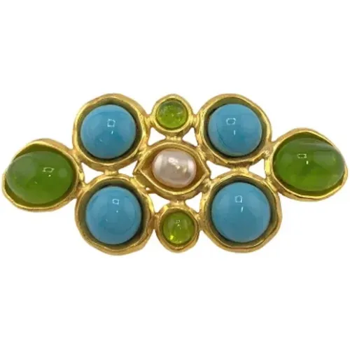 Pre-owned Jewellery, female, , Size: ONE SIZE Pre-owned Metal brooches - Chanel Vintage - Modalova