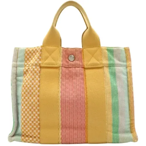 Pre-owned Tote Bags, female, , Size: ONE SIZE Pre-owned Canvas totes - Hermès Vintage - Modalova