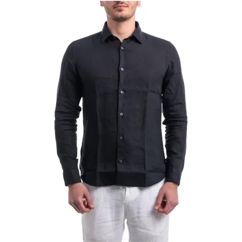Linen Shirt , male, Sizes: 2XL, XL, 3XL - Altea - Modalova