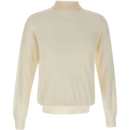 Turtlenecks, male, , Size: 3XL Merino Wool Turtleneck Sweater - Filippo De Laurentiis - Modalova