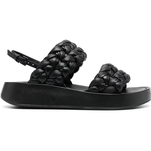 Braided Strap Sandals , female, Sizes: 4 UK - Ash - Modalova