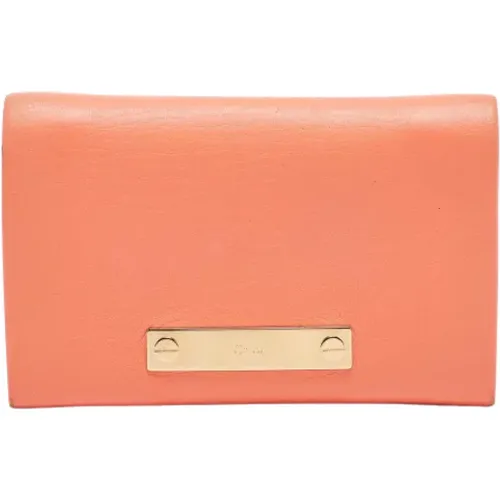 Pre-owned Wallets, female, , Size: ONE SIZE Pre-owned Leather wallets - Chloé Pre-owned - Modalova