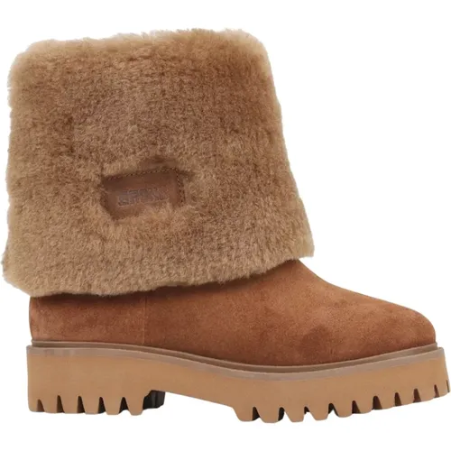 Städtische Winter Stiefeletten - Cognac , Damen, Größe: 37 EU - Bronx - Modalova