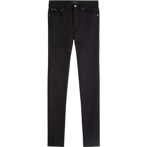 Schwarze Slim Fit Jeans , Damen, Größe: W25 - Ralph Lauren - Modalova