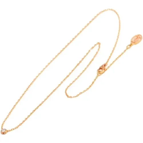 Pre-owned Jewellery, female, , Size: ONE SIZE Pre-owned Rose Gold necklaces - Cartier Vintage - Modalova