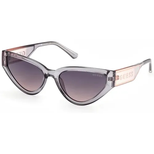 Stylische Sonnenbrille mit Verlaufsglas , Damen, Größe: 56 MM - Guess - Modalova