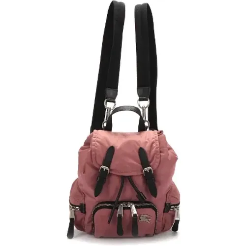 Pre-owned Nylon backpacks , female, Sizes: ONE SIZE - Burberry Vintage - Modalova